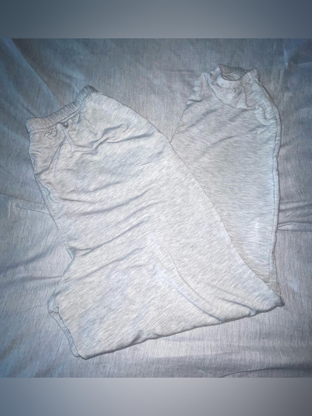 Yogalicious Light Gray Terry Jogger - XS